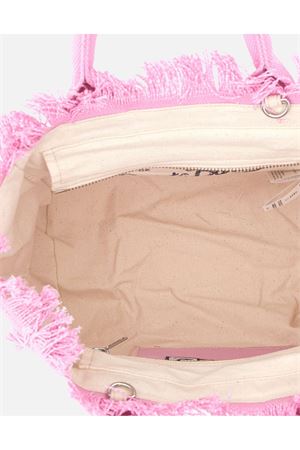 Borsa in canvas di cotone rosa SAINT BARTH KIDS | COL000100403L